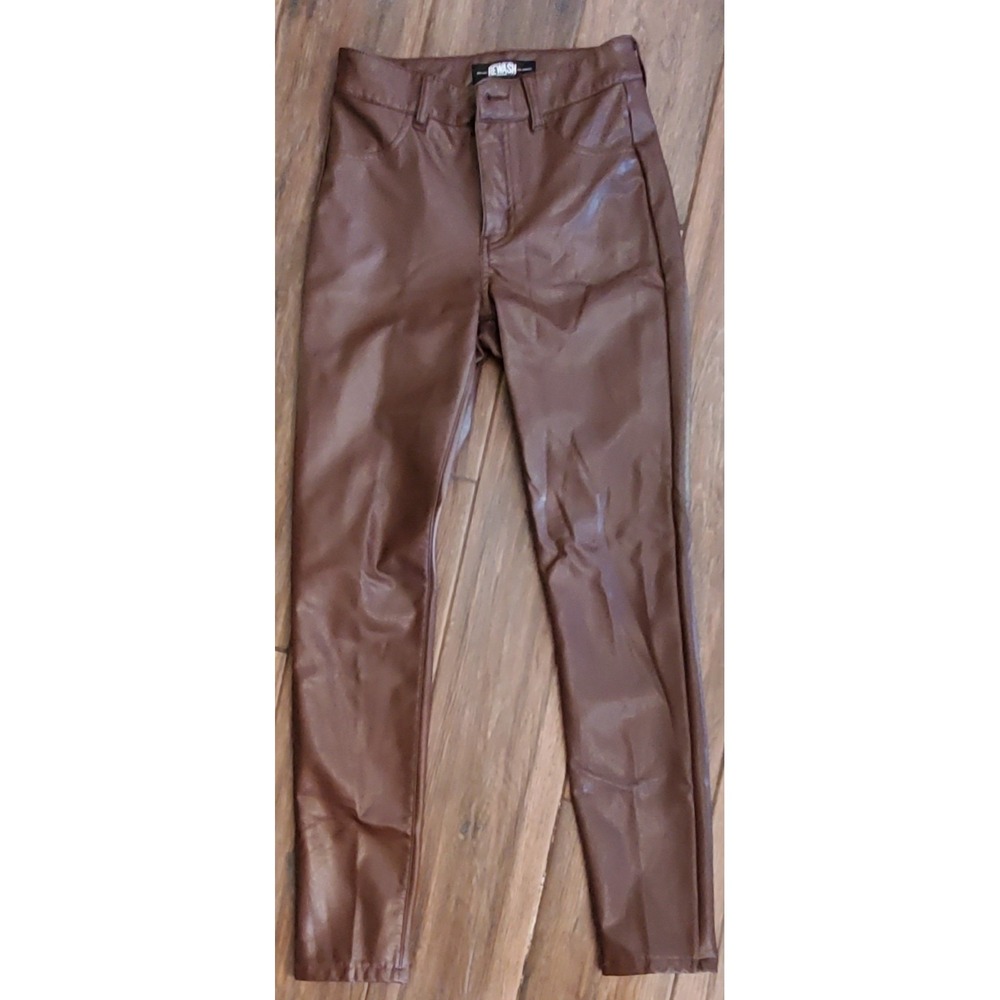 REWASH FAUX Leather Pants Size 1